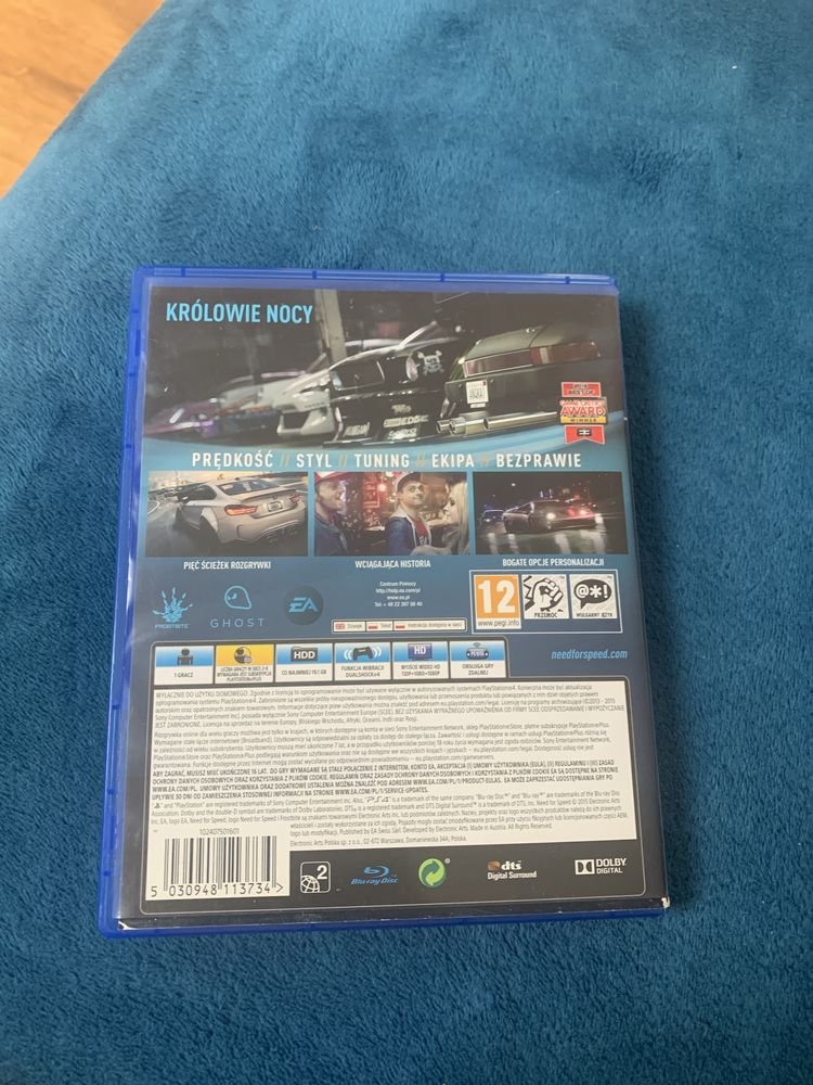 Need for speed ps4 stan idealny