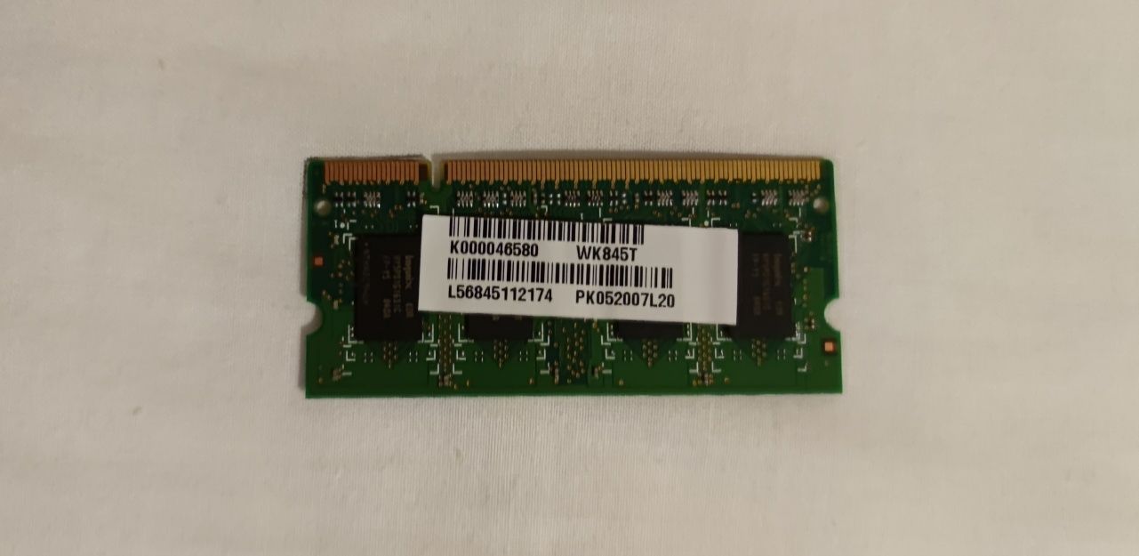 Memórias RAM DDR2 de 1Gb para portátil