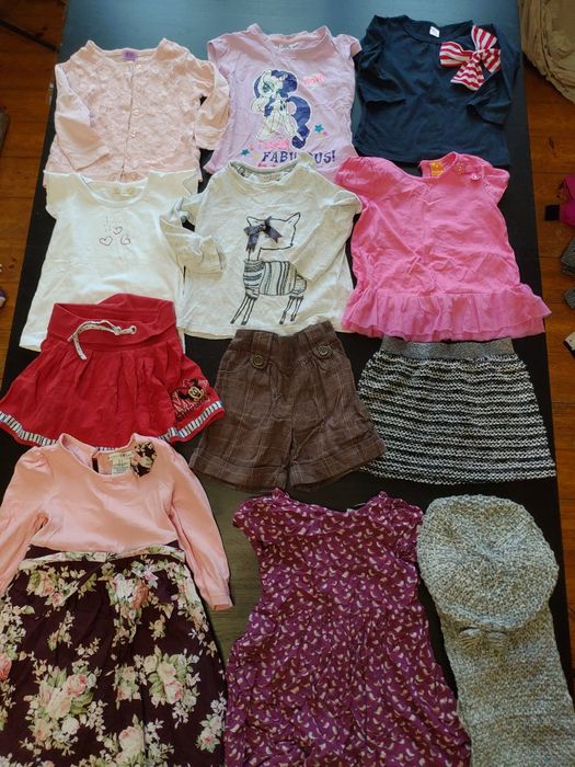 Paczka ubranek dla dziewczynki rozmiar 98 (2-3 lata)