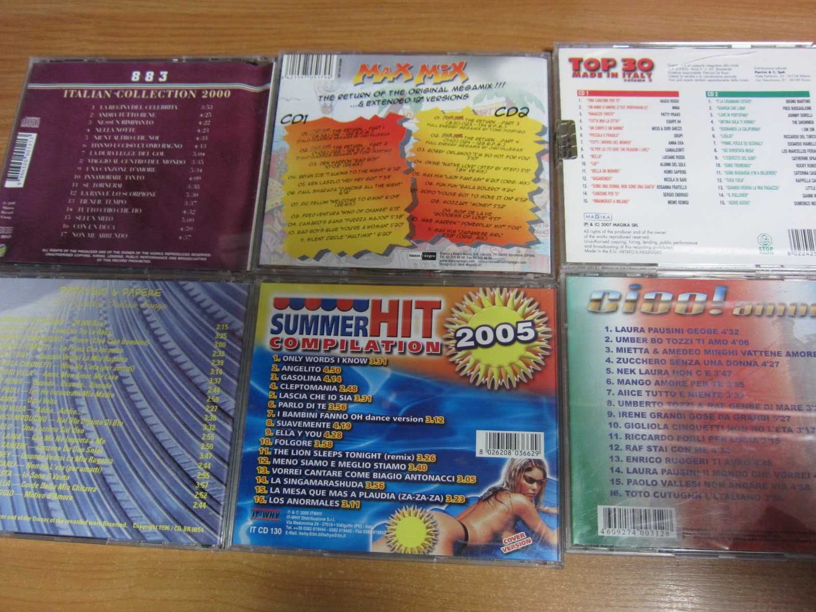 CD диски ITALO ITALIA DISCO Италия сборники (список 3\2\24)