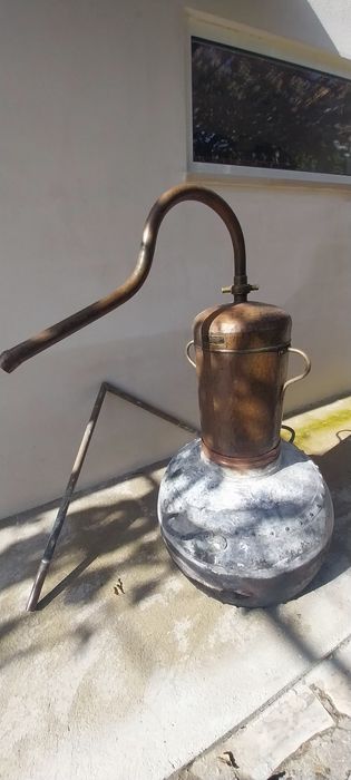 Alambique antigo cobre 150 L