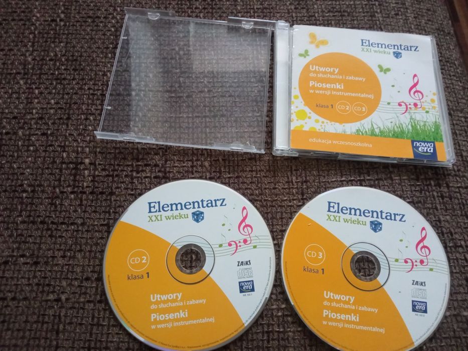 Płyty CD  dla dzieci 2 sztuki