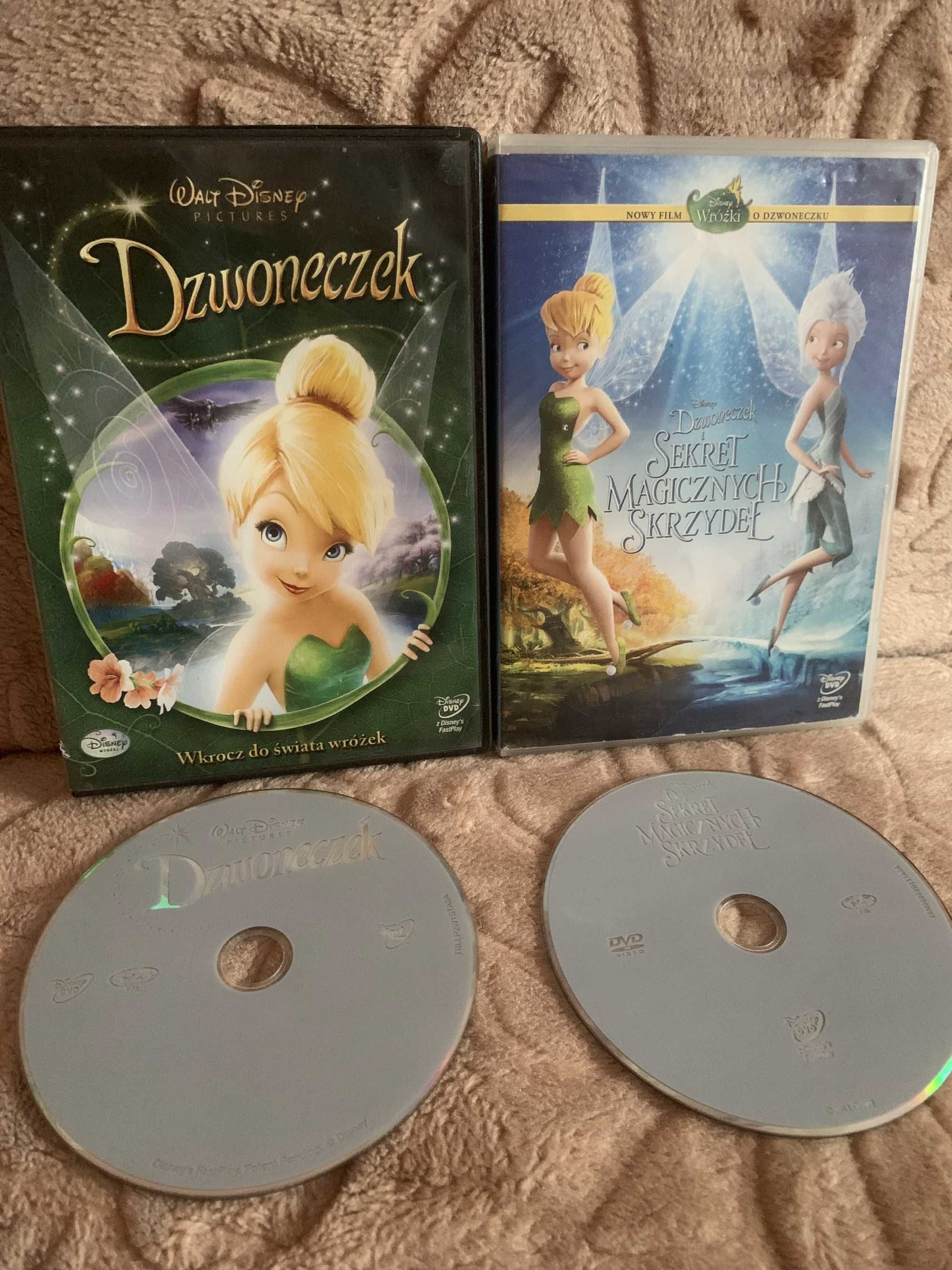 Zestaw Disney DZWONECZEK - bajki, filmy dla dzieci - TANIO!