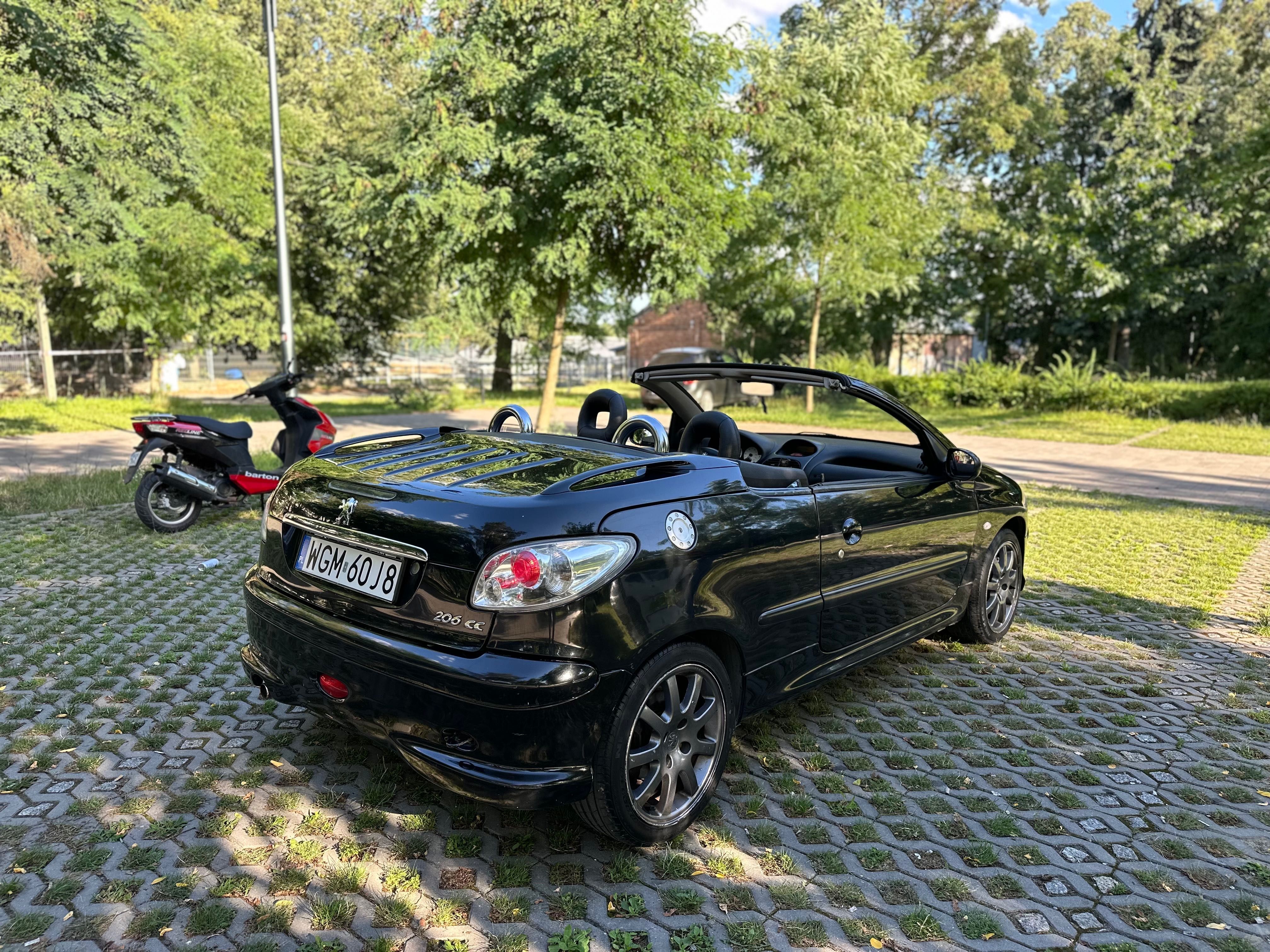 Peugeot 206cc kabriolet mały przebieg ładny stan