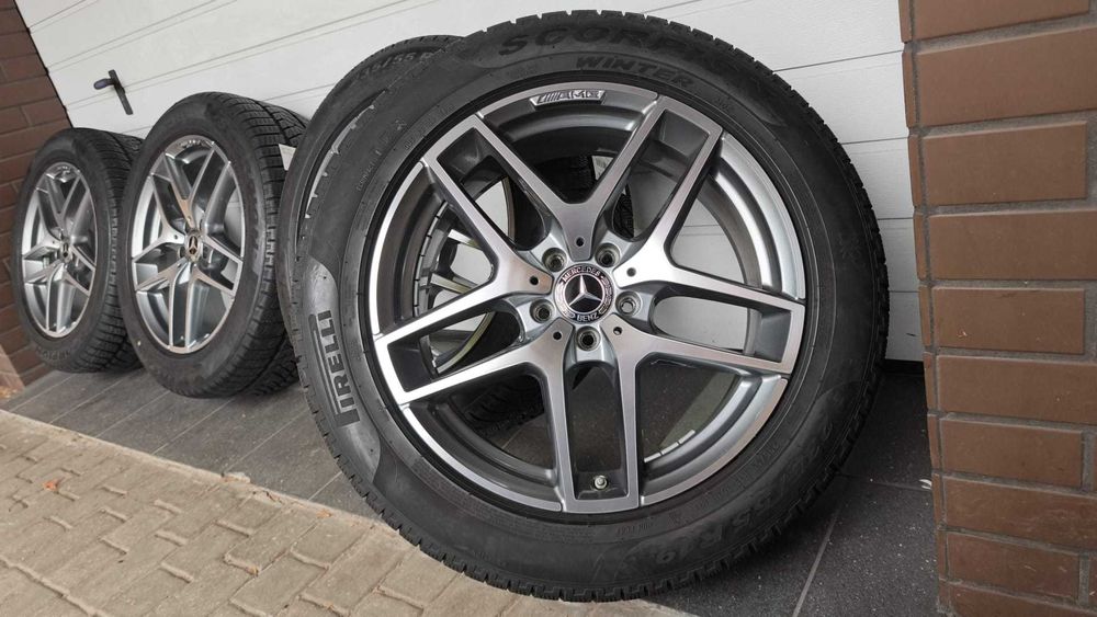 Koła Mercedes GLC W253 19'' 5x112 opony zimowe 235/55/19 (OL1799)