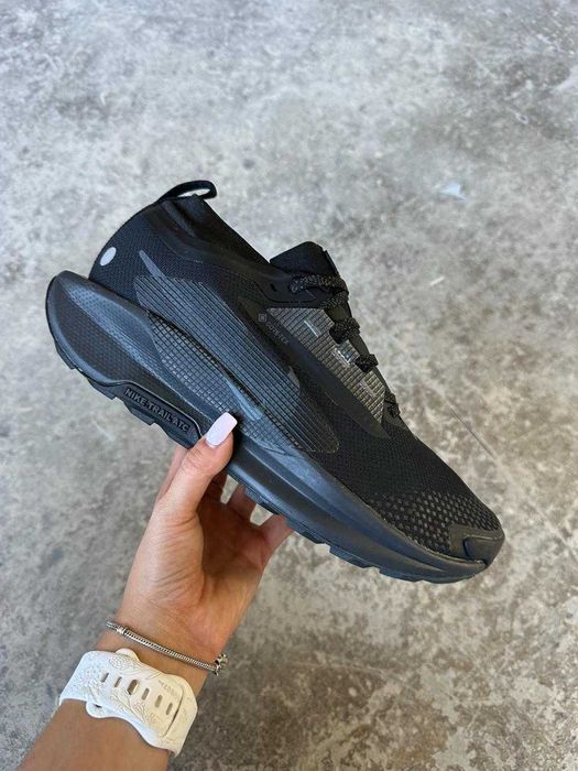 Мужские кроссовки Nike Pegasus Trail 5 GTX Gore-Tex "Full Black" 41-45