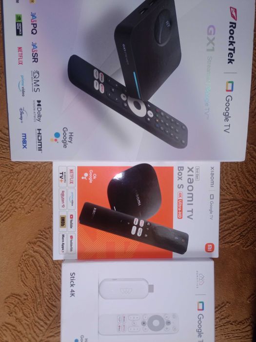Сертифікована GX1 RockTek Google tv, смарт тв, андроід приставка
