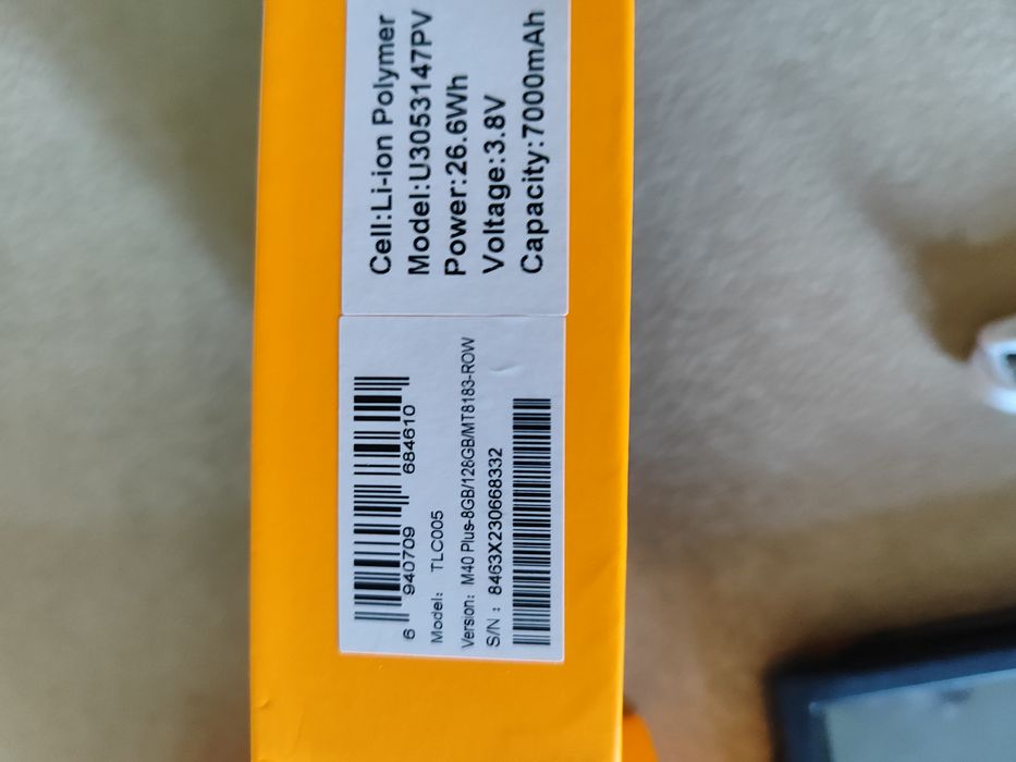 ПланшетTeclast M40 plus  8/128 gb