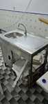 Bancada Lava-Louça Industrial em Inox