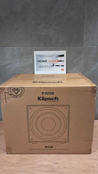 Сабвуфер Klipsch R-101SW в наявності (R-121SW/SPL-100/RP1200SW)