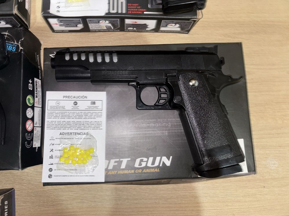 NOVO! – Pistolas Airsoft 160-220 FPS