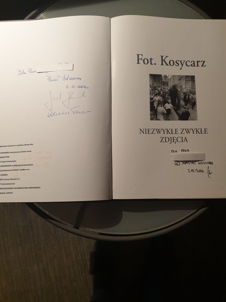 Fot.Kosycarz - Niezwykłe Zwykłe Zdjęcia.Autogr. prezydenta,premiera,au