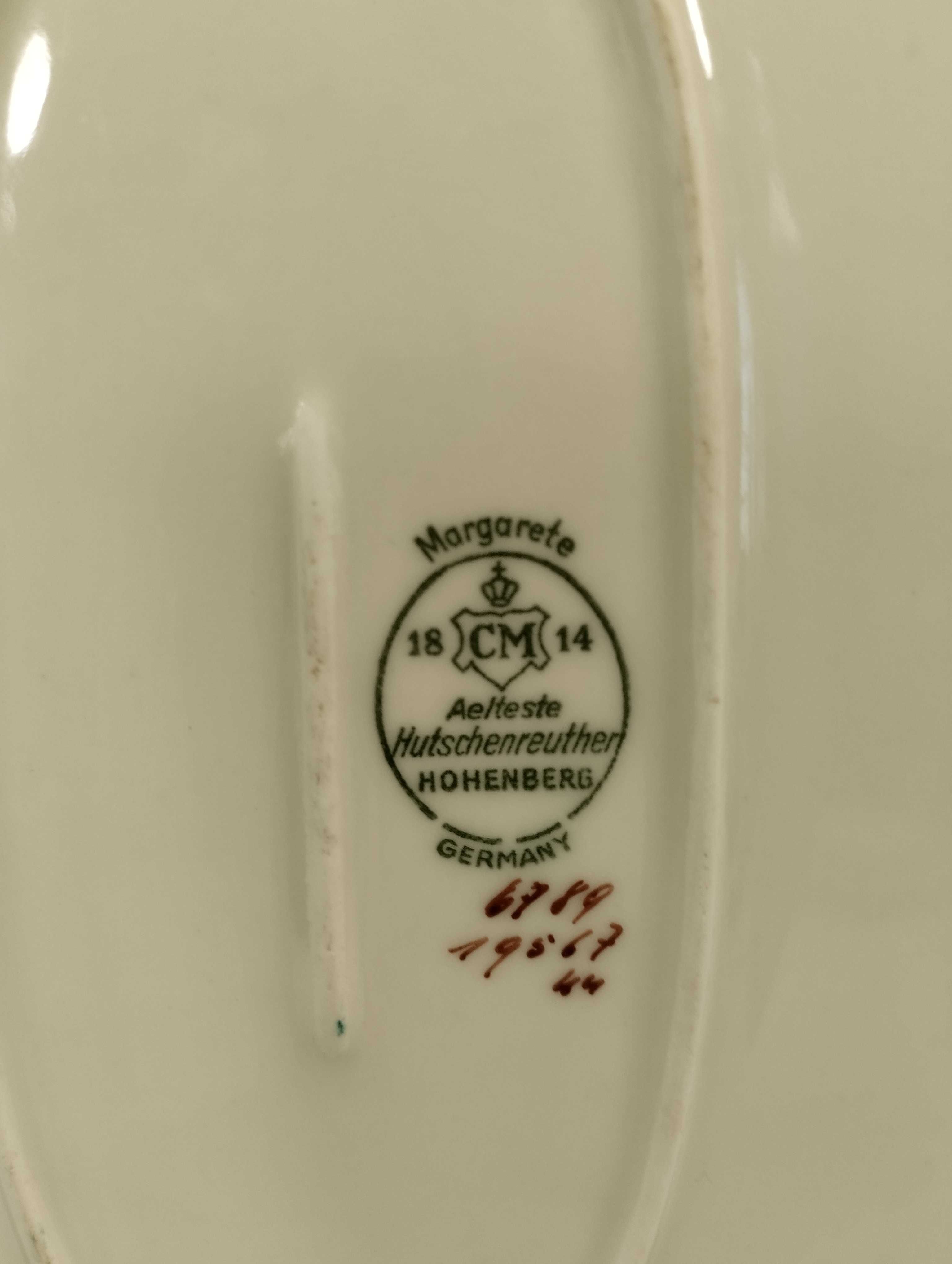 Taca Patera Porcelana Hutschenreuther Margarete