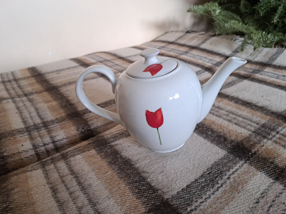 Dzbanek do kawy herbaty, porcelana Design Altom