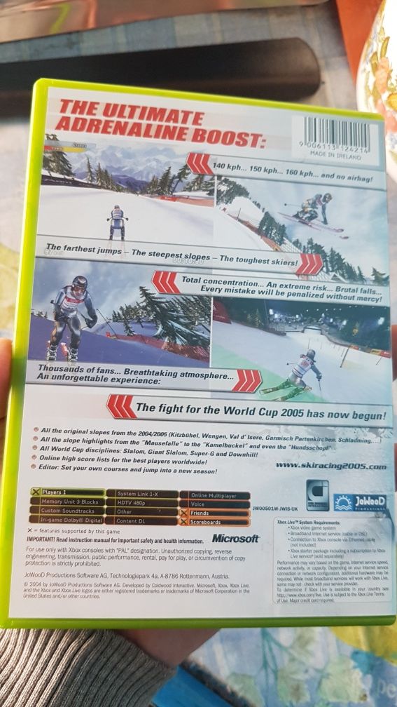Игра Ski racing 2005 Xbox