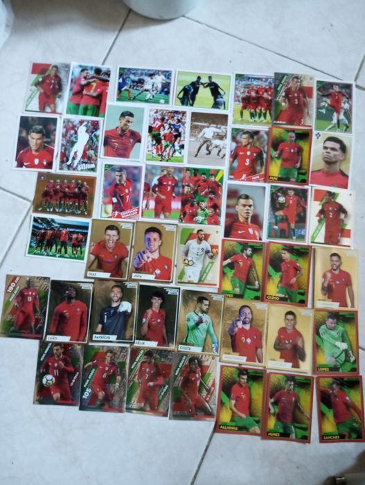 Cromos Fifa 2014Cristiano Ronaldo, Pepe,Eusébio Xalana Fome de vencer