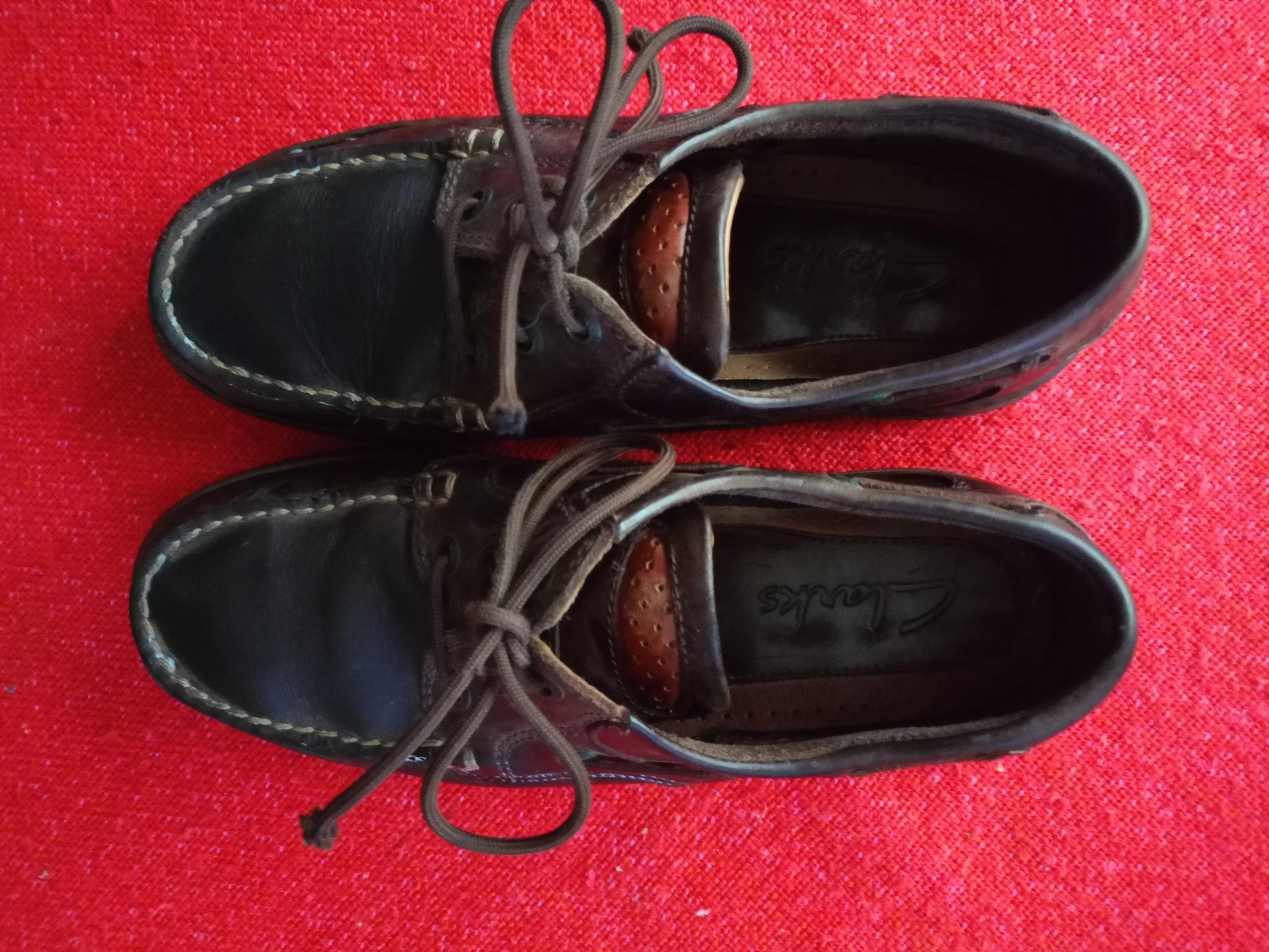 CLARKS Mokasyny roz 41 26cm Skóra Stan BDB Okazja