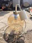 Lampa sufitowa szklana vintage