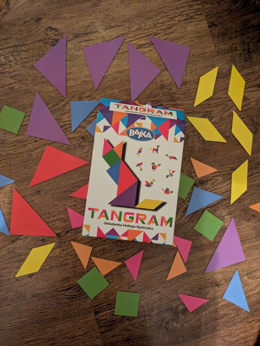 Tanagram, gra edukacyjna, układanka