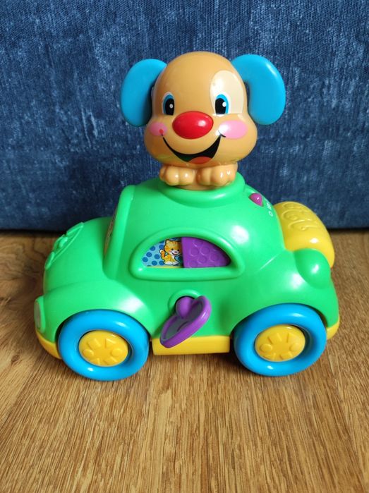Autko samochód szczeniaczek Fisher price