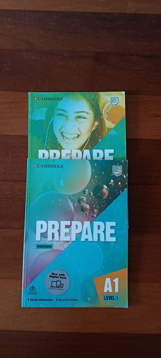 Manual e caderno exercícios da Cambridge A1