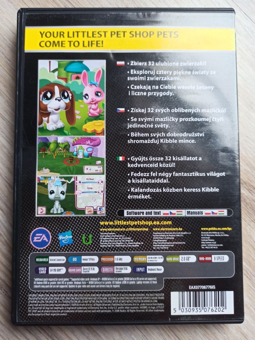 littlest pet shop PL gra PC komputerowa retro stara EA Classic
