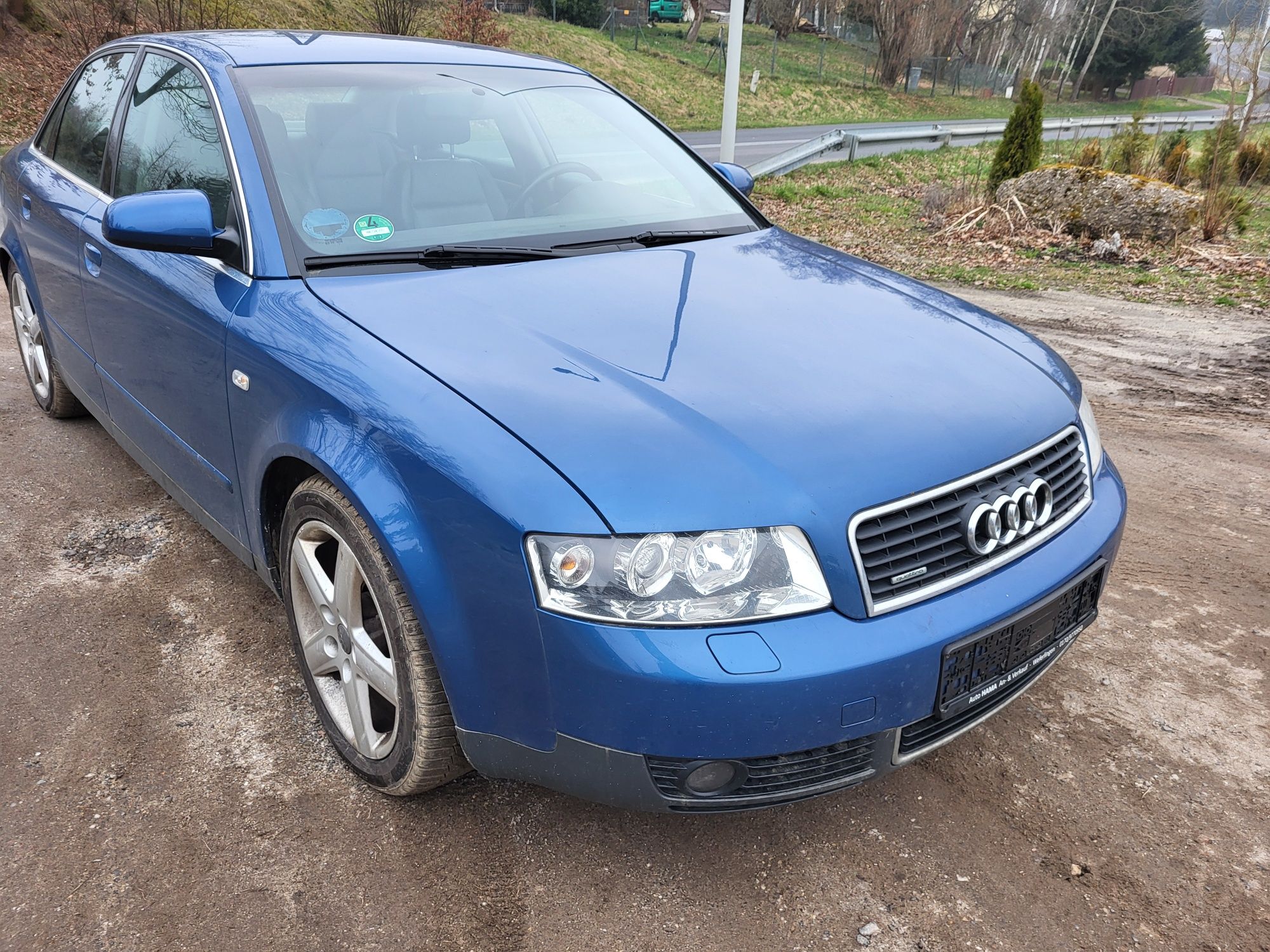 Zderzak Maska błotnik  audi a4 b6 lz5w