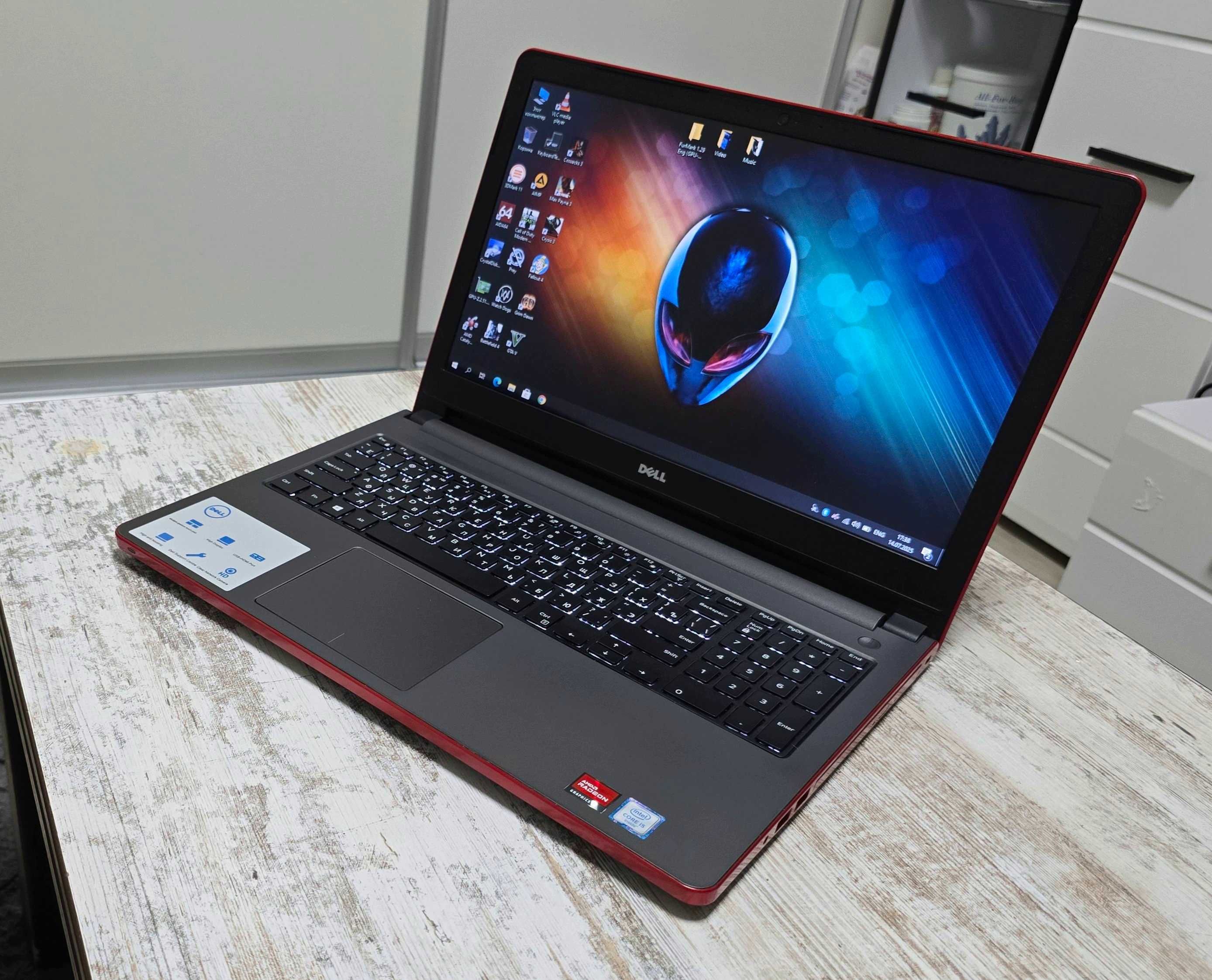 Мощный игровой Dell 15.6" (Core i5/Video 4GB/8GB DDR4/SSD+HDD/АКБ 4ч)