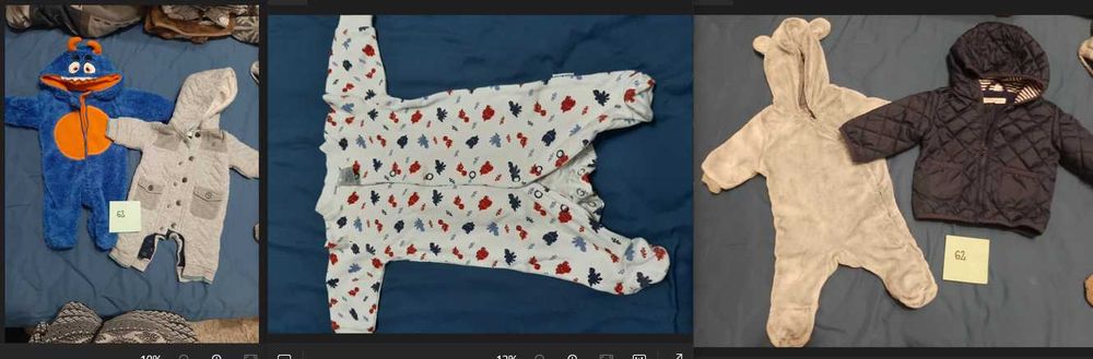 ubranka chłopięce r. 62