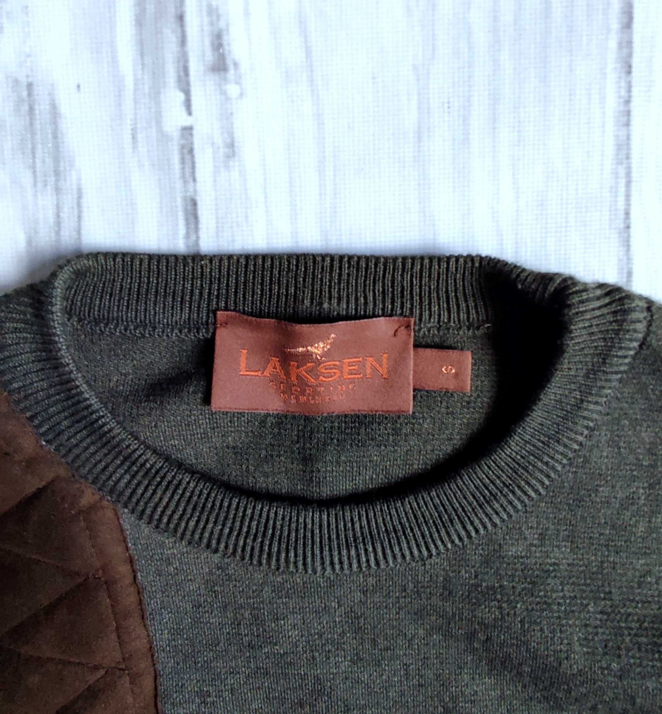 Sweter LAKSEN Wełna r. S
