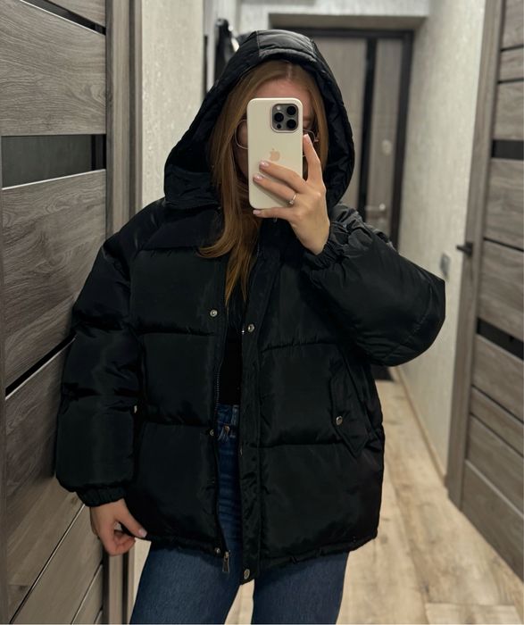 Жіночий дутий пуховик, куртка