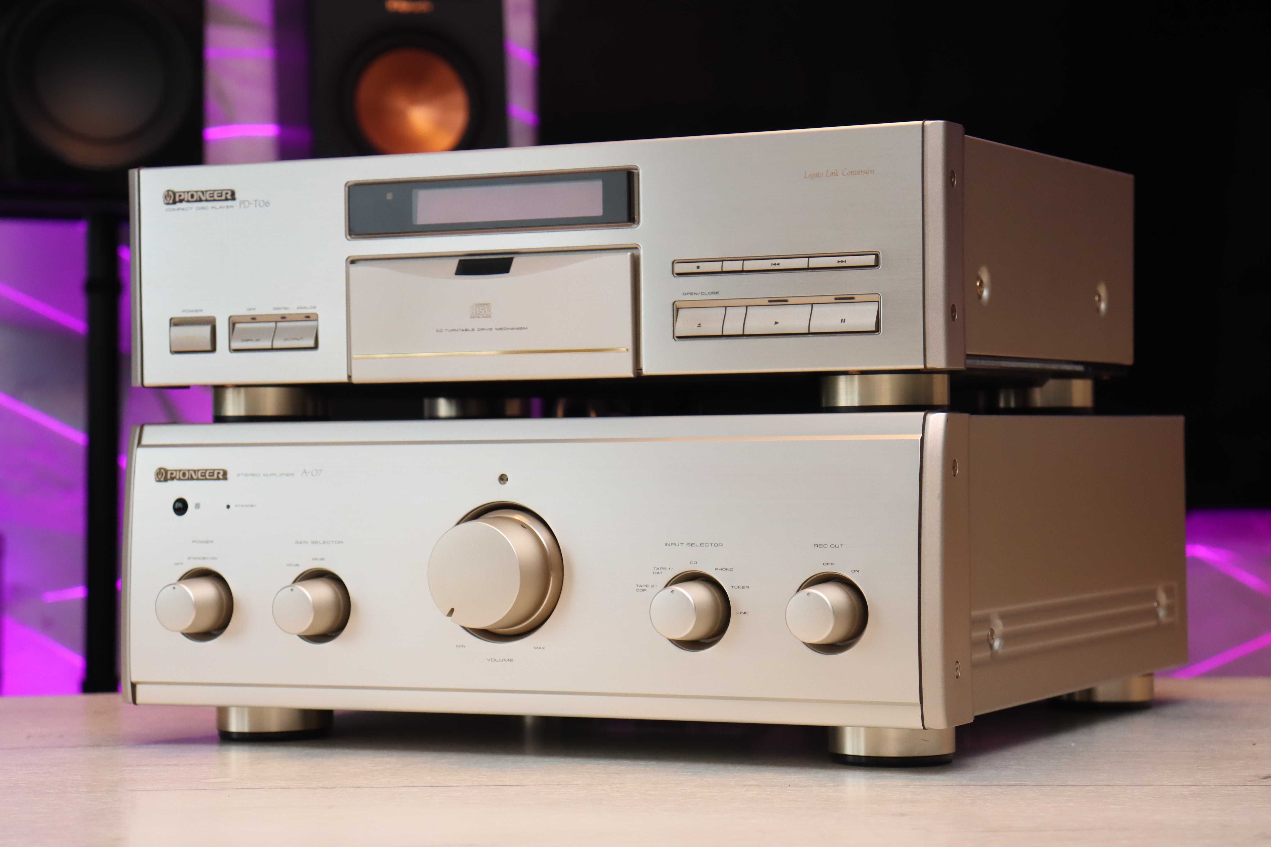 Pioneer A-07 Pioneer PD-T06 (PD-77) Piękne klasyki Gwarancja