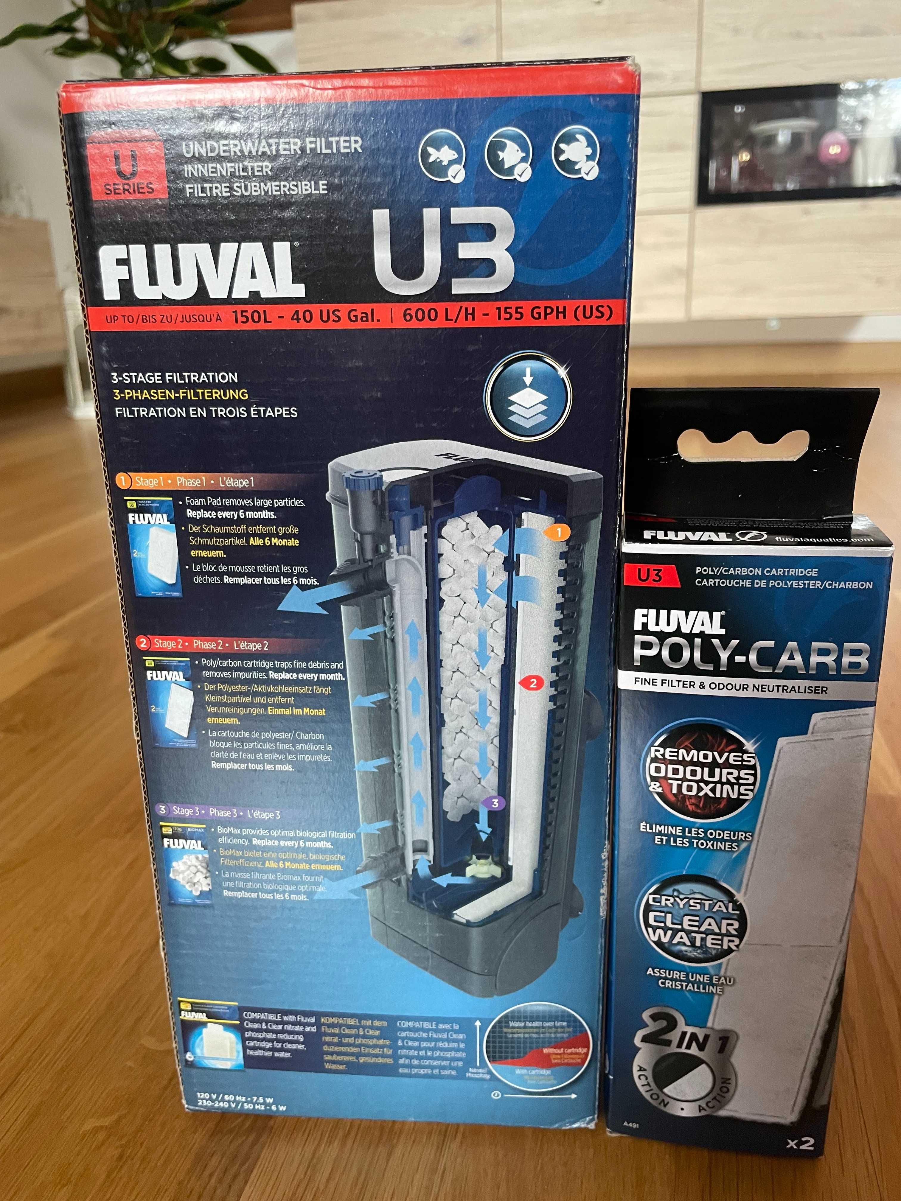 FLUVAL U3 - filtr wewnętrzny do akwarium