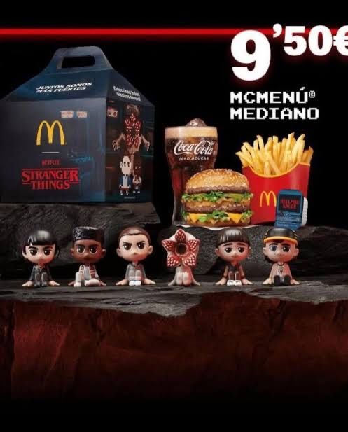 Лукас Дивні Дива stranger things mcdonald's