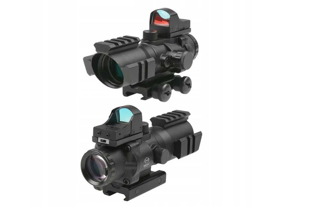 Приціл Theta Optics Rhino 4x32 з коліматором