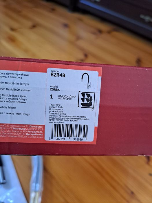 Bateria zlewozmywakowa Ferro bzr4b z elastyczną wylewką
https://ferro.