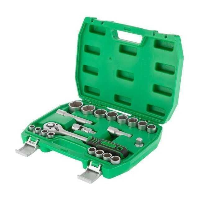 Набір інструментів 21 од 1/2"  INTERTOOL ET-6021SP набор головок 10-32