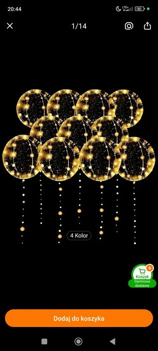 Balony ledowe 10 sztuk