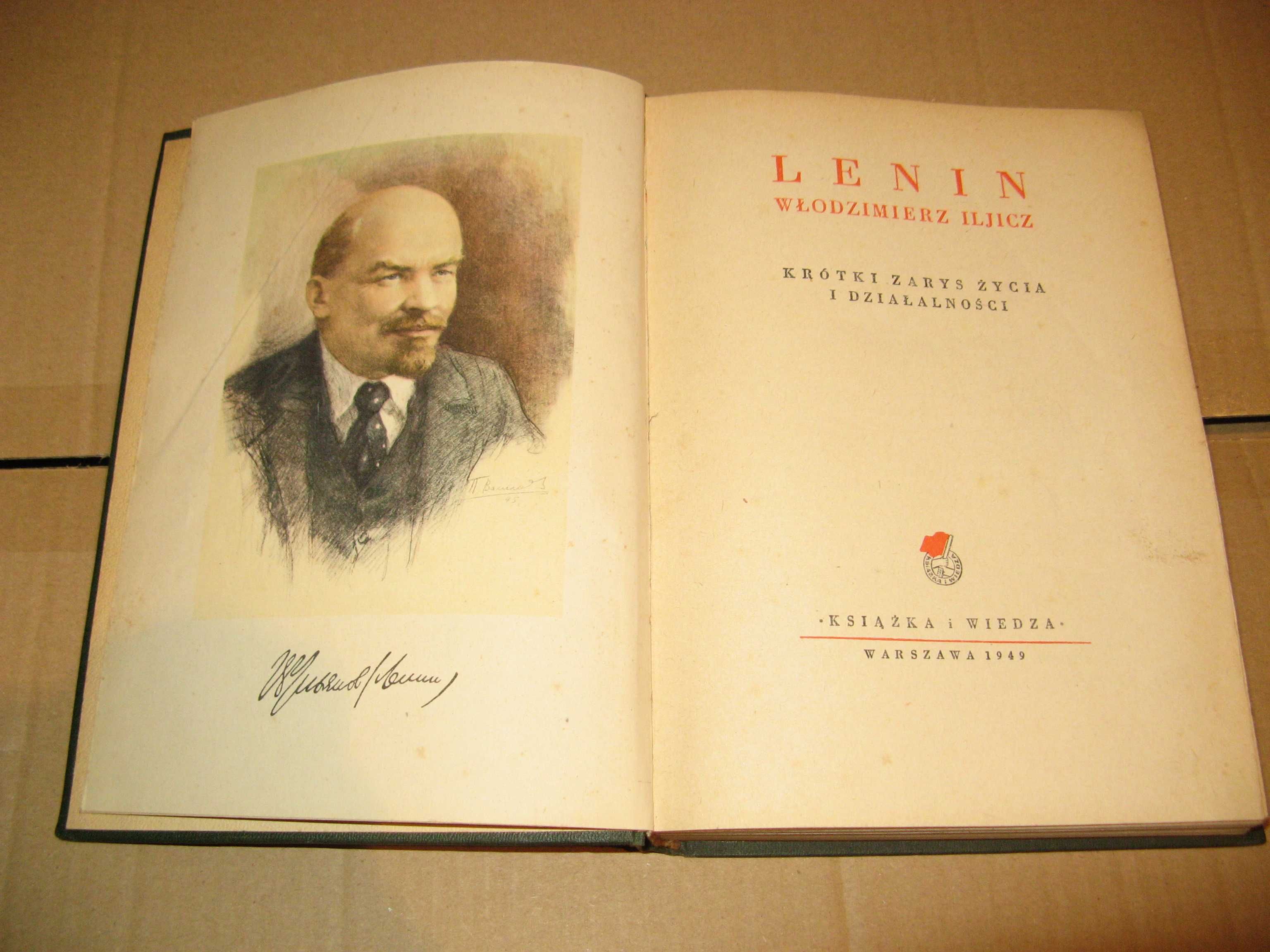 Książka Lenin Włodzimierz Iljicz
