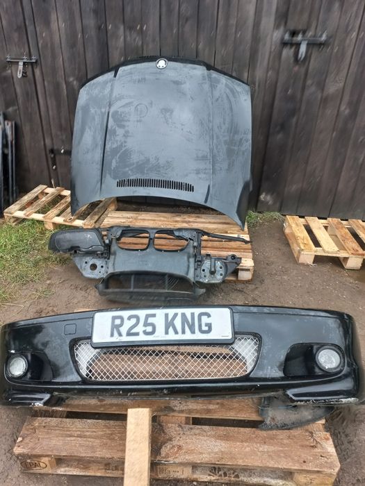 Przód bmw e46 coupe cabrio mpakiet maska zderzak pas przedni