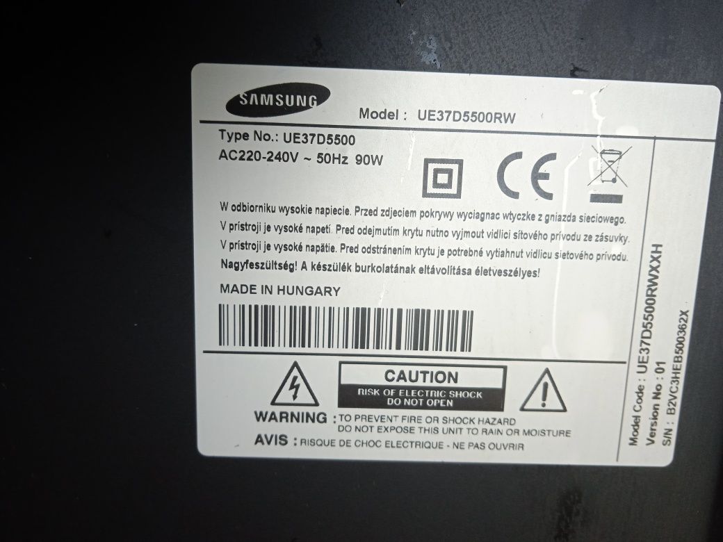 Samsung LED UE37D5500 HDMI USB