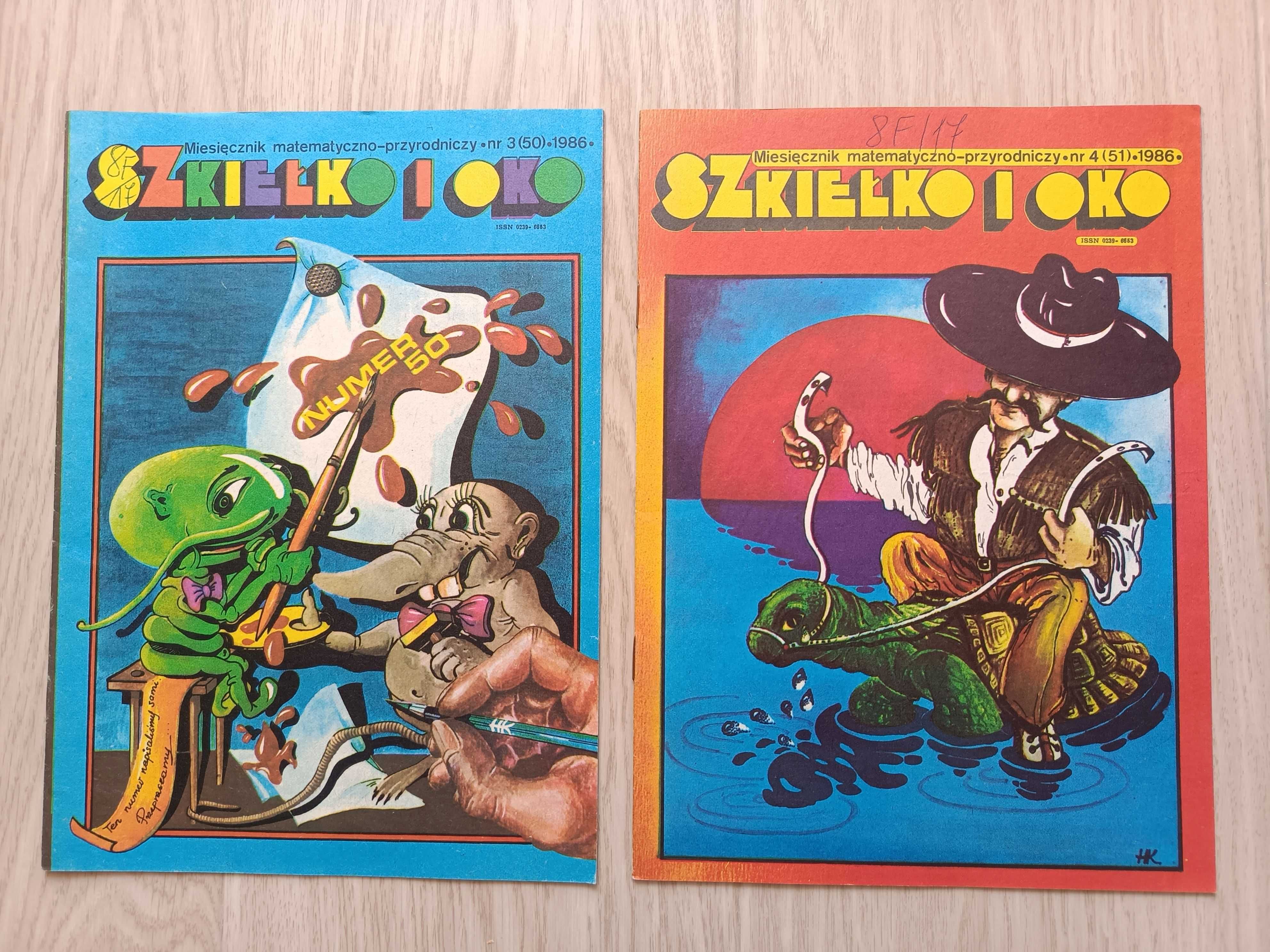 Czasopismo naukowe dla dzieci "Szkiełko i Oko" rocznik 1986