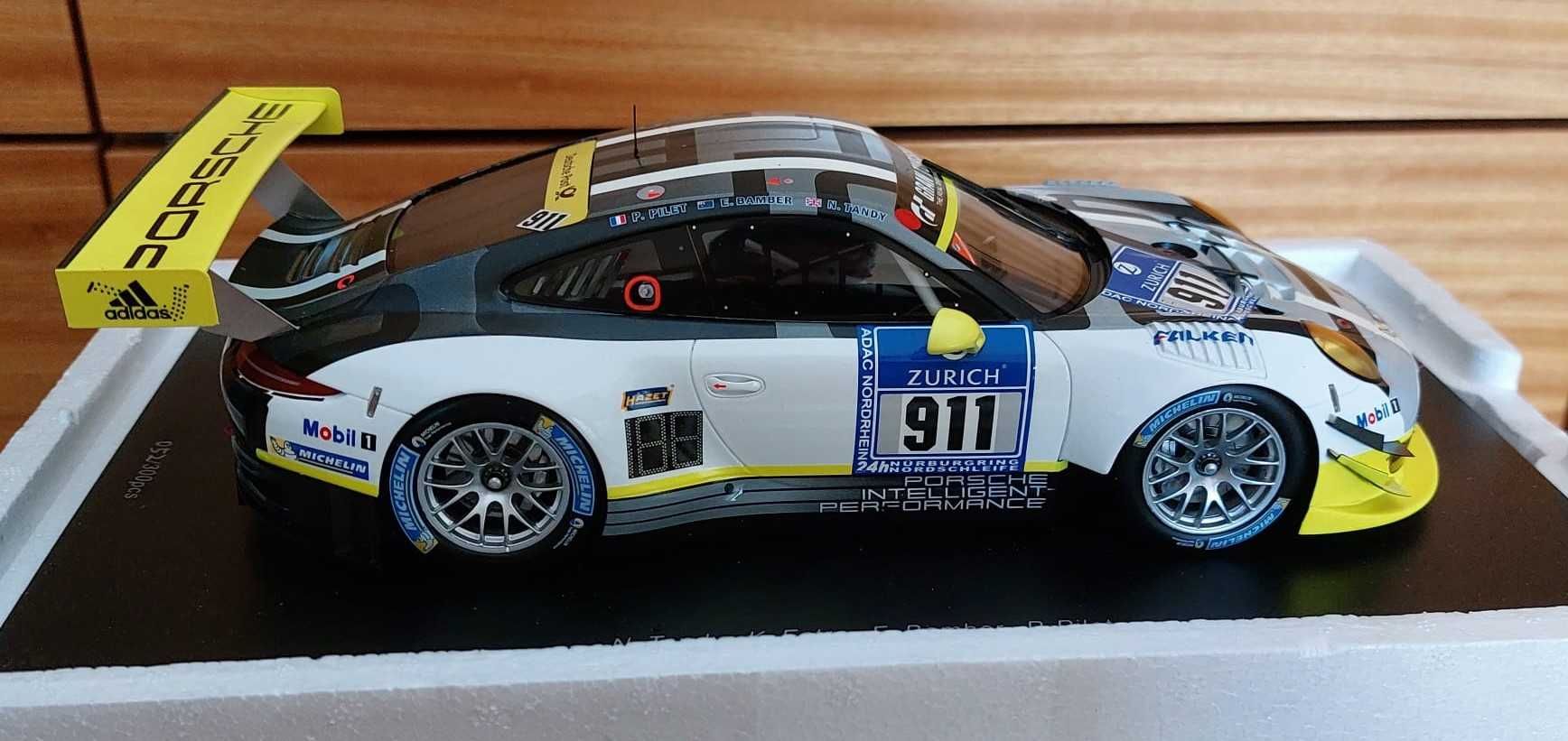 Porsche 911 991 GT3 R #911 24h Nürburgring 2016 SPARK 1:18