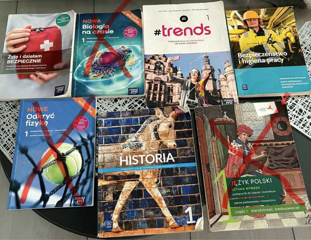 Podręczniki technikum klasa 1