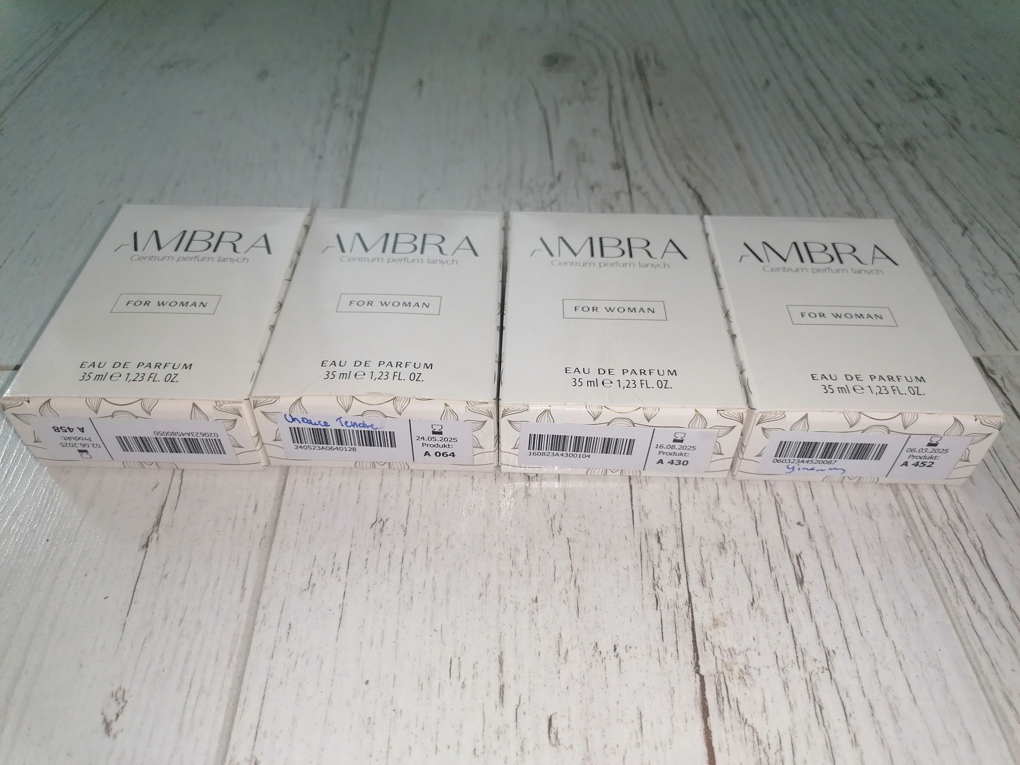 Ambra Perfumy  4x 35 ml