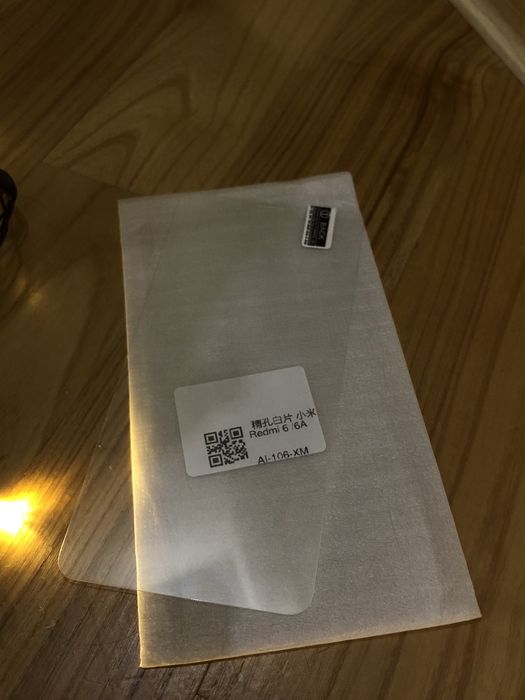 Захисне скло на телефон Redmi 6 6A