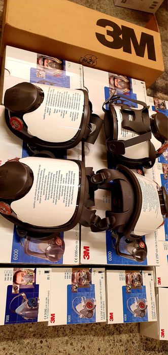 Maska pełnotwarzowa 3 m 6800 osłony gratis!