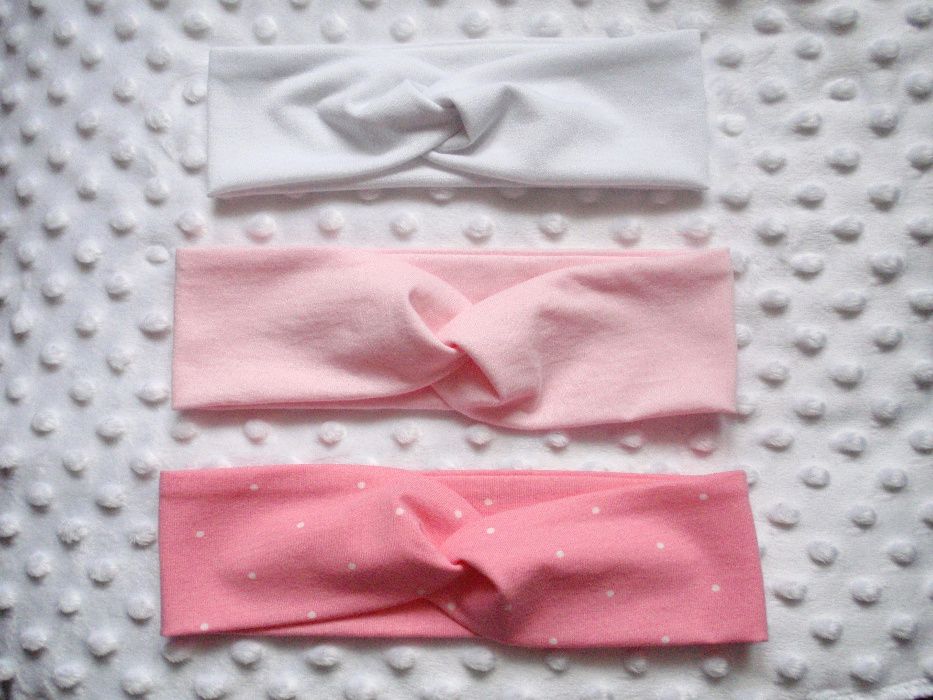 Opaski do włosów ~ na głowę ~ przeplatane ~ Pin up