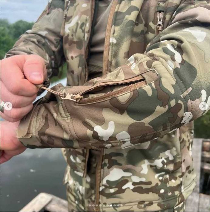 Форма мультикам тактична Всесезонна / Военная форма Фліс Олива Койот