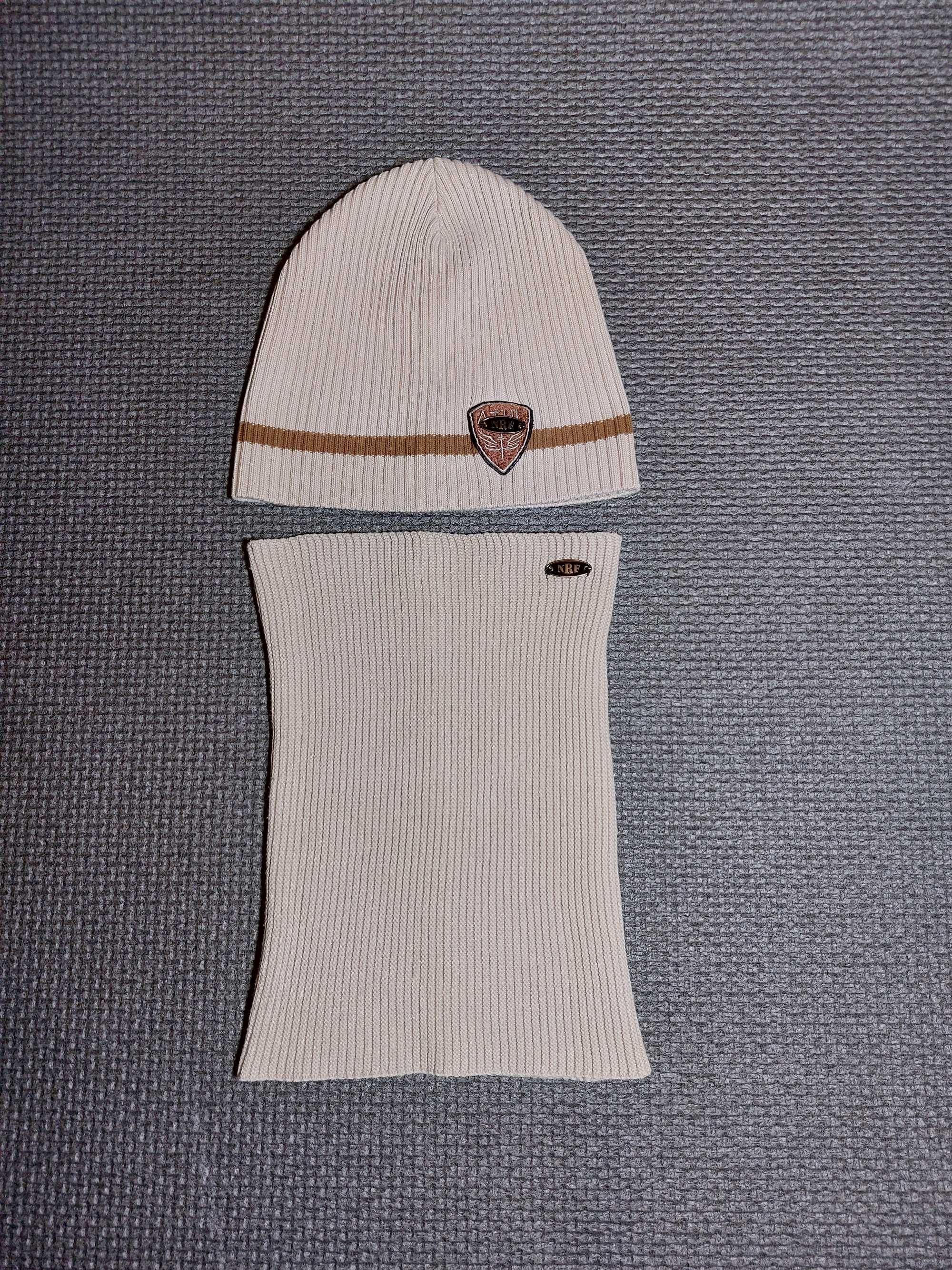 Дитяч.польський комплект: шапка та шарф-хомут в гарн.стані, розмір 52